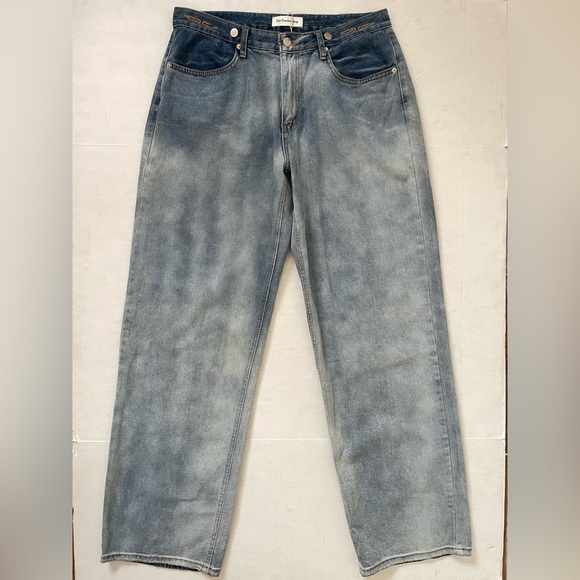 The Frankie Shop Blue Wide Leg Jeans - Picture 10 of 14